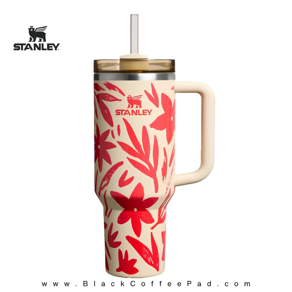 تراول ماگ استنلی Stanley Quencher H2.0 FlowState™ Resort Floral گنجایش 1.18 لیتر