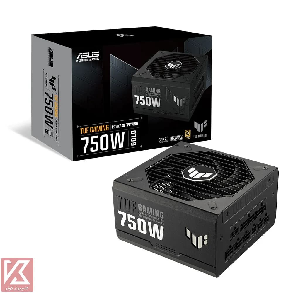 پاور ایسوس 750 وات فول ماژولار مدل TUF Gaming 750W Gold — تصویر ۹
