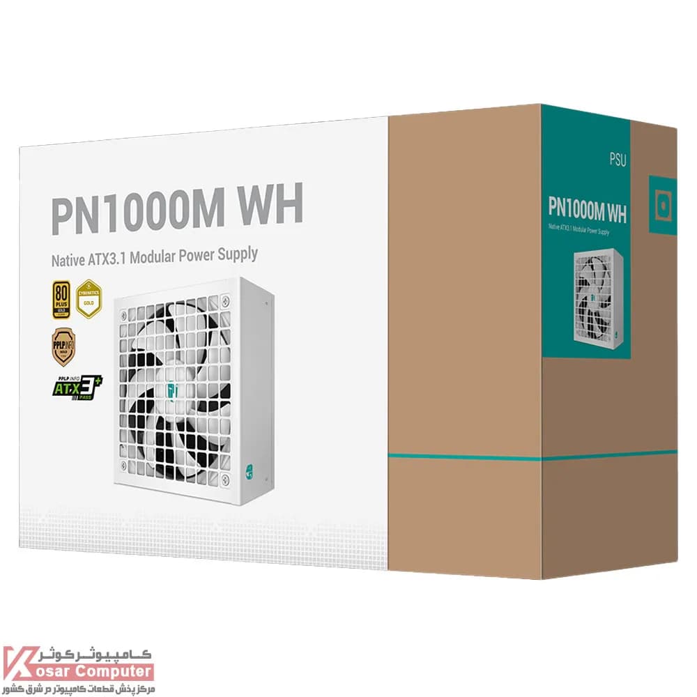 پاور دیپ کول 1000 وات مدل PN1000M WH ATX 3.1 — تصویر ۹