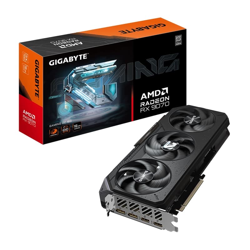 کارت گرافیک گیگابایت RX 9070 GAMING OC 16G — تصویر ۸