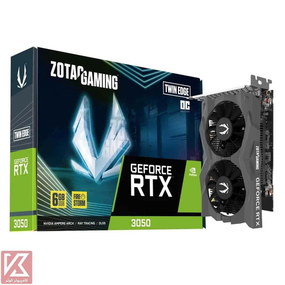 کارت گرافیک زوتک GAMING RTX 3050 Twin Edge OC 6G — تصویر ۶