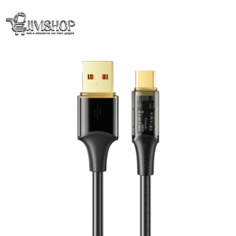 کابل تایپ سی فست شارژ Mcdodo CA-2090 6A QC4.0 PD 100W 1.2m — تصویر ۷