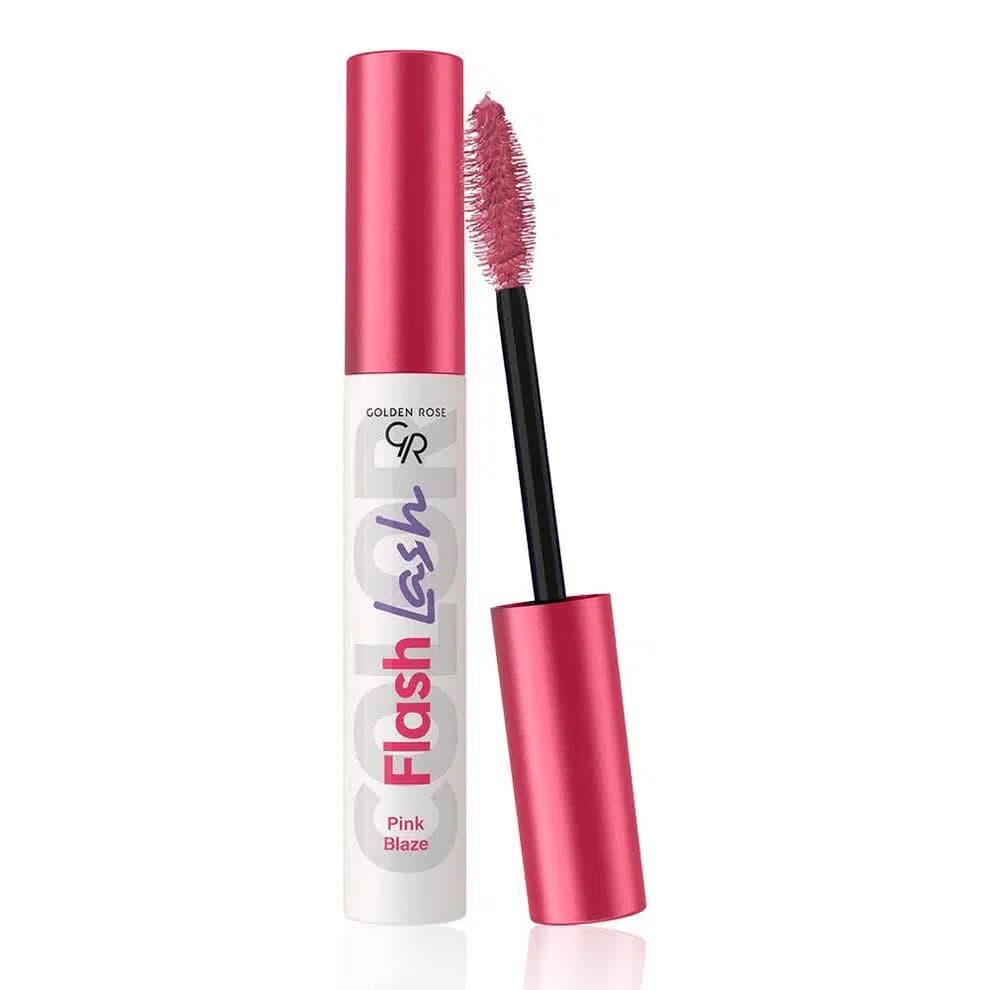 ریمل رنگی گلدن رز مدل FLASH LASH شماره 05 PINK BLAZE رنگ صورتی — تصویر ۱۲