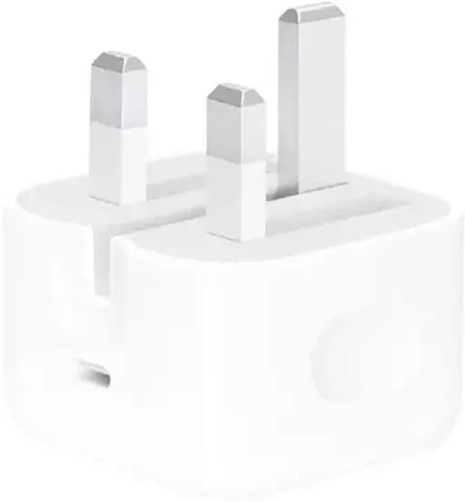شارژر دیواری 20W اپل پارت نامبر B/A باگارانتی 18 ماهه شرکتی (سه پین) — تصویر ۲