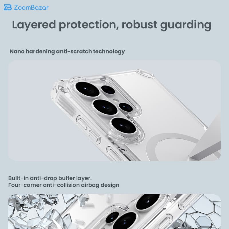 قاب نیلکین مدل Nature TPU Pro Magnetic Case مناسب برای سامسونگ Galaxy S26 Ultra — تصویر ۱۰