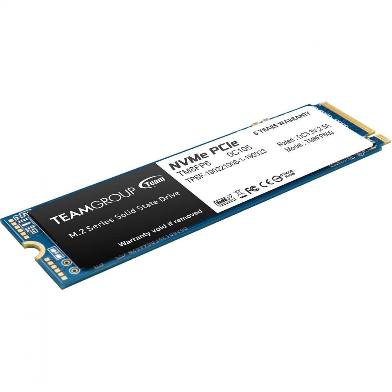 حافظه اس اس دی اینترنال تیم گروپ مدل Team Gruop MP33 M.2 2280 NVMe 1TB — تصویر ۶
