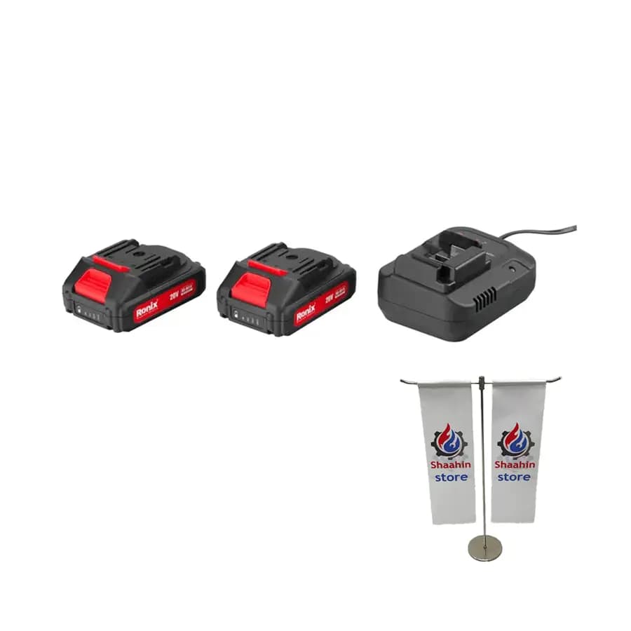 کیت دریل شارژی 20 ولت رونیکس مدل RS-8619 — تصویر ۴