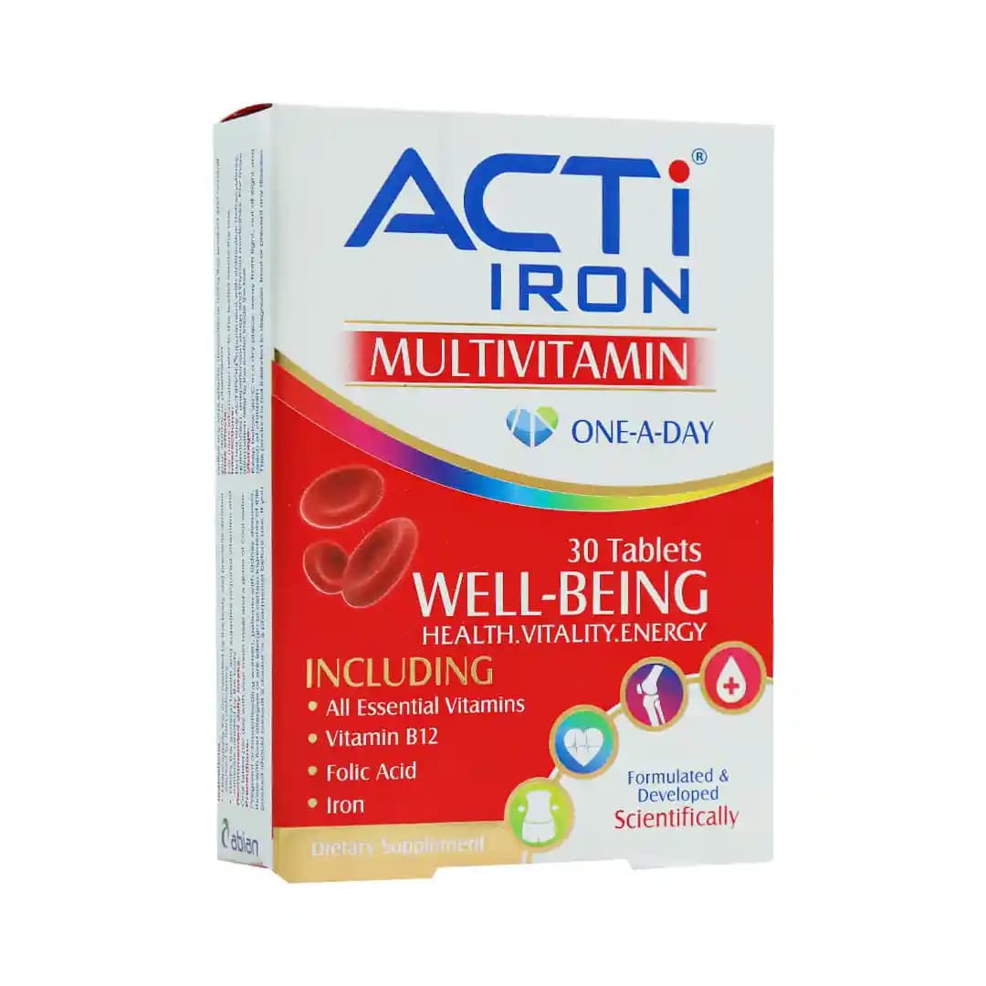 قرص اکتی آیرون لیبرتی سوئیس 30 عددی/Liberty Swiss ACTI Iron 30 Tabs — تصویر ۳