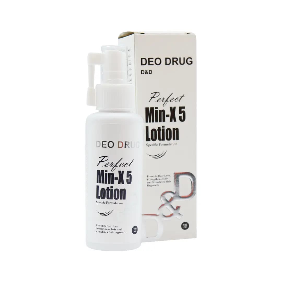 لوسیون تقویت کننده مو دئودراگ مدل مین ایکس 5 حجم 100 میلی لیتر/Deo Drug Min-X5 lotion 100 ml