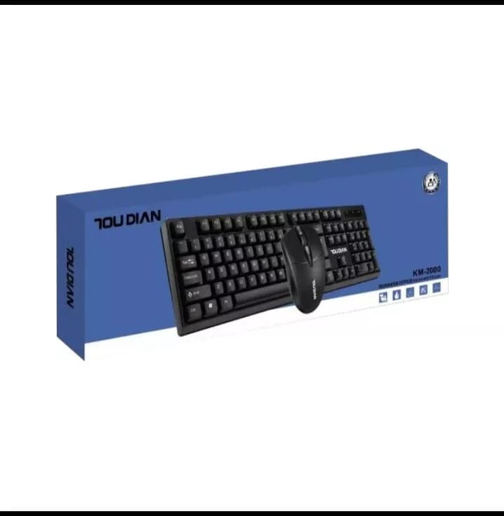 کیبورد و ماوس سیم دار مدل Keyboard Mouse KM2000