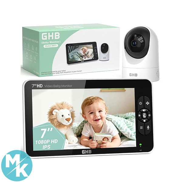 دوربین اتاق کودک GHB مانیتور 7 اینچ مدل sm71 — تصویر ۵