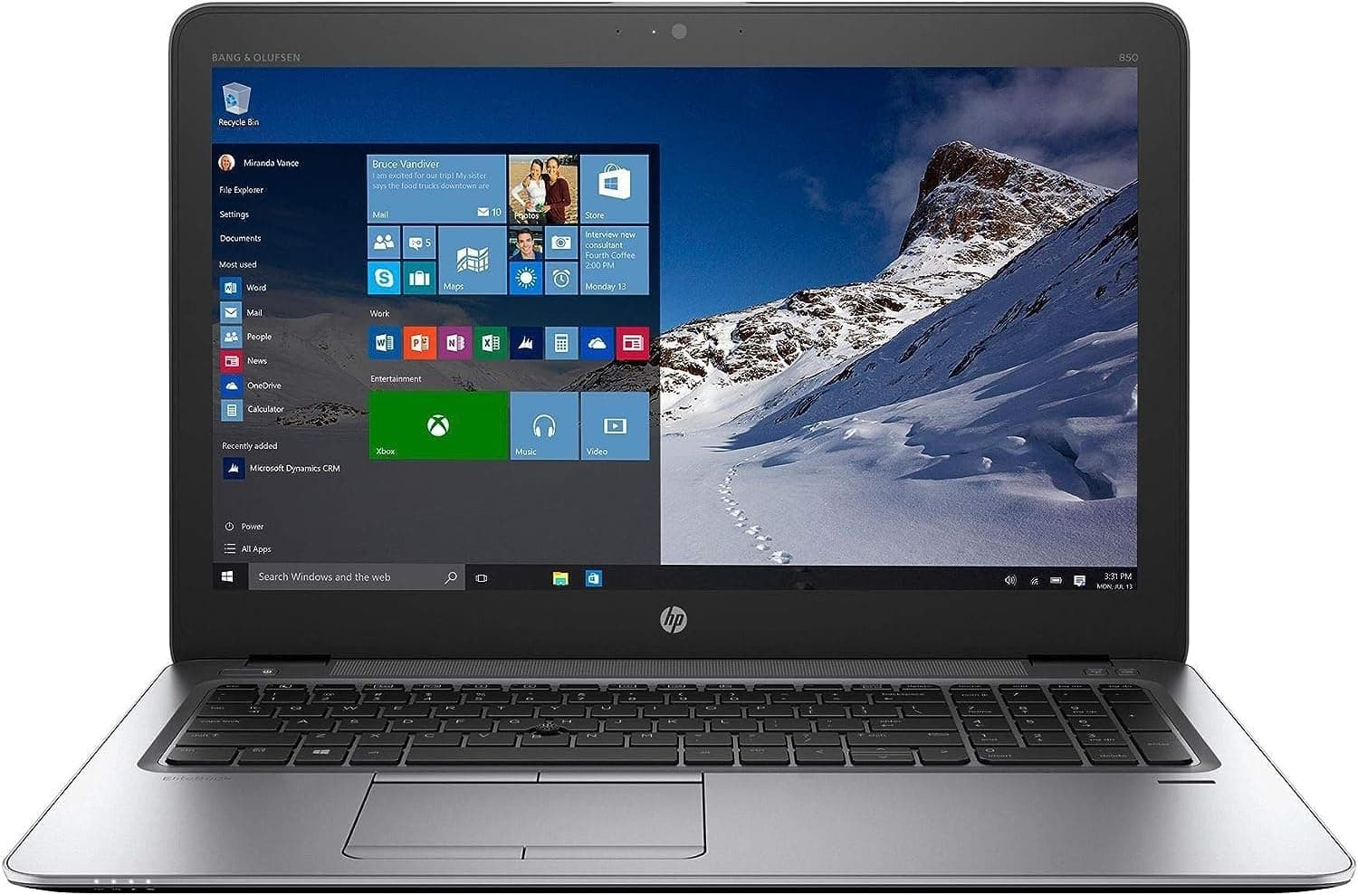 لپتاپ HP EliteBook 850 G3 | پردازنده Core i5 نسل 6، 8GB RAM، 256GB SSD – سبک، سریع، مطمئن — تصویر ۱۱