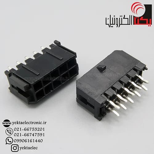 کانکتور micro atx نری صاف 10 پین (mini fit (2*5