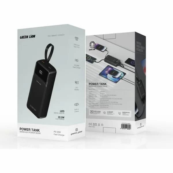 پاوربانک 30000 گرین لاین GNPWT30KPBBK — تصویر ۱۱