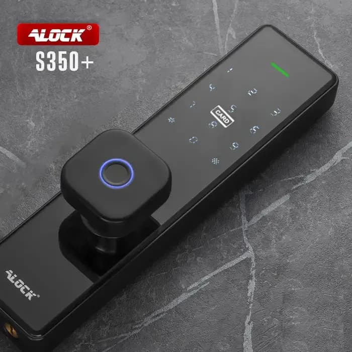 قفل اثر انگشتی دیجیتال آنلاین ALOCK مدل S350+ Black — تصویر ۶