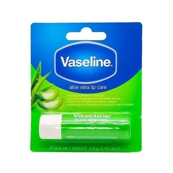 بالم لب وازلین آلوورا 4.8 گرمی Vaseline Aloe Vera Lip Care — تصویر ۶