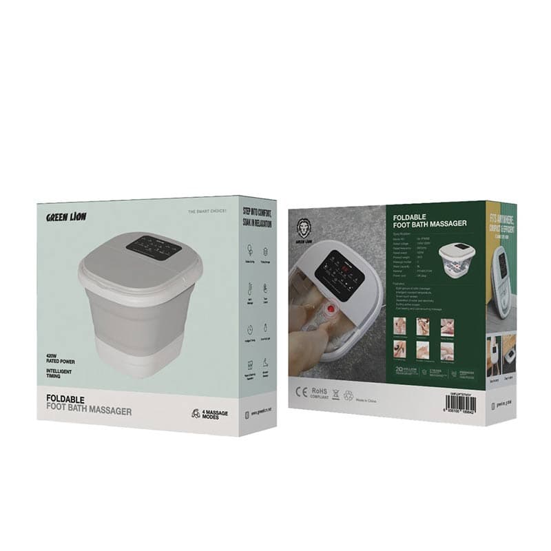ماساژور تاشو حمام پا گرین Green Foldable Foot Bath Massager — تصویر ۱۰