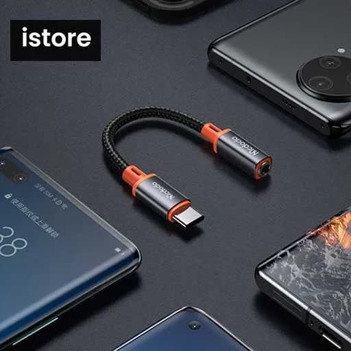 مبدل USB-C به جک 3.5 میلیمتری مک دودو مدل CA-7561 | Converter USB-C to 3.5 mm MacDodo model CA-7561 — تصویر ۳