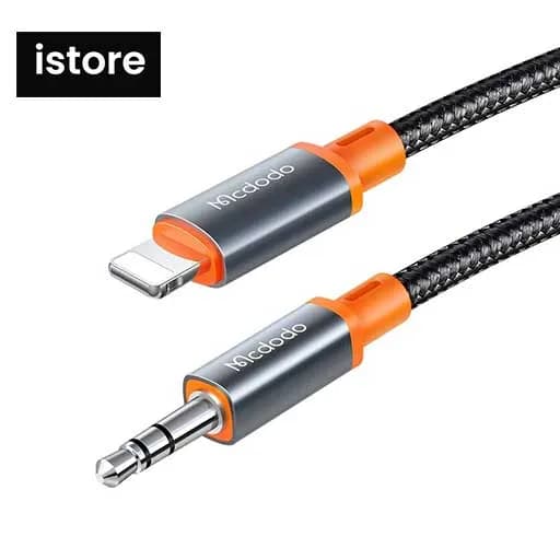 کابل تبدیل لایتنینگ به AUX مک دودو مدل CA-0780 طول 1.2 متر | با گارانتیLightning to AUX conversion cable Mac Dodo — تصویر ۲
