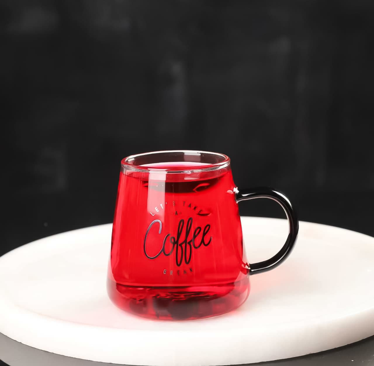 ماگ پیرکس (بروسیلیکات) پروتی ترکیه Perotti Rosa Coffee 300cc — تصویر ۲