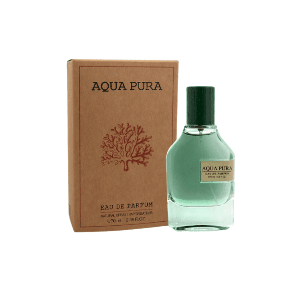 عطر ادکلن فرگرانس ورد اورتو پاریسی مگاماره ( آکوا پورا ) Fragrance World Aqua Pura حجم 70 میل — تصویر ۳