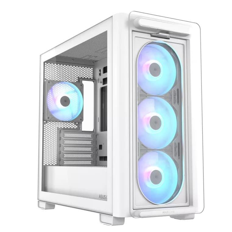 کیس ایسوس ASUS A23 PLUS TG ARGB WHITE — تصویر ۵