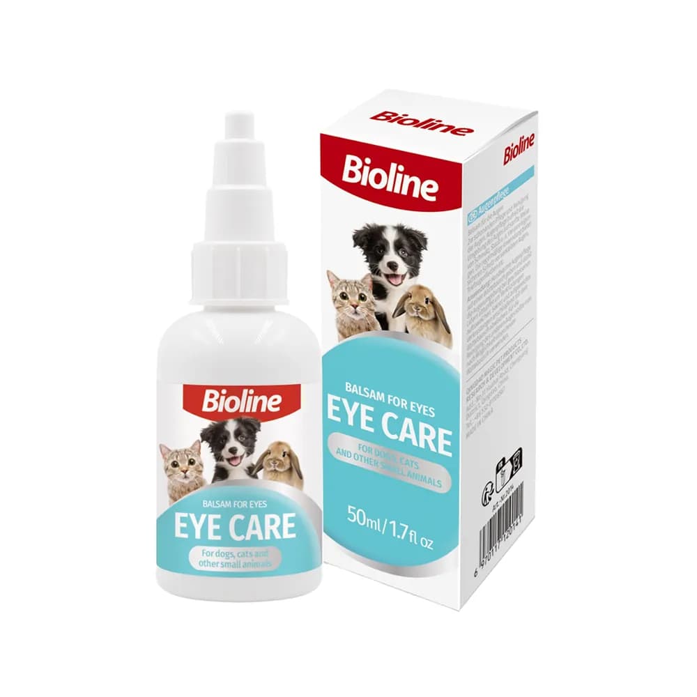 قطره نظافت چشم حیوانات خانگی بایولاین – Bioline Eye Care — تصویر ۴