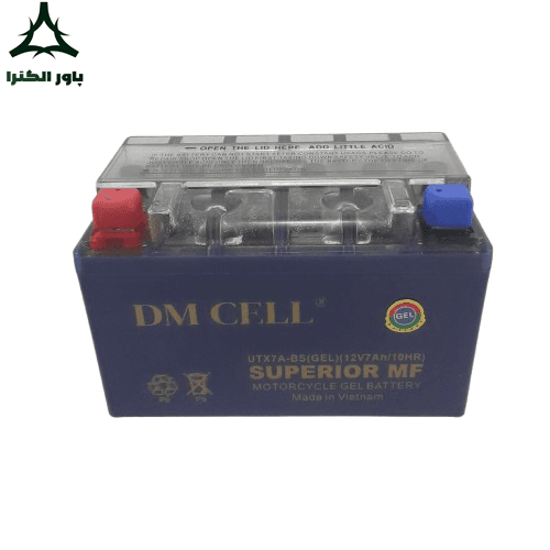 باتری سیلد لید اسید DM CELL UTX7A-BS 12V 7AH | مخصوص موتور سیکلت — تصویر ۶