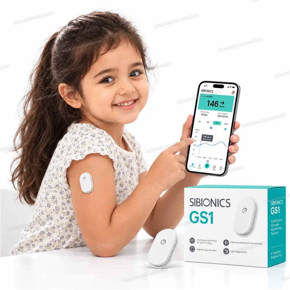 دستگاه پایش مداوم تست قند خون SIBIONICS مدل GS1 فریر طب با بهترین قیمت + خرید آنلاین — تصویر ۴