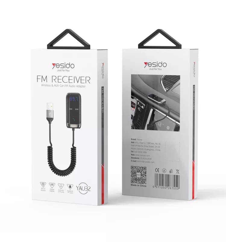 گیرنده بلوتوث خودرو یسیدو Yesido FM Receiver YAU32 — تصویر ۷