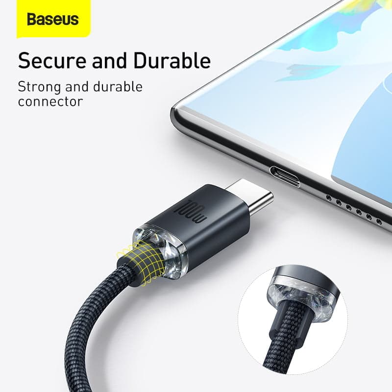 کابل تبدیل USB به USB-C باسئوس مدل CAJY000401 طول 1.2 متر — تصویر ۲