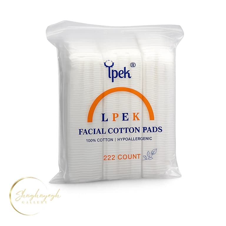 پد آرایش پاک کن پنبهای ۲۲۲ عددی ایپک Ipek Facial Cotton Pads 222 Count — تصویر ۲