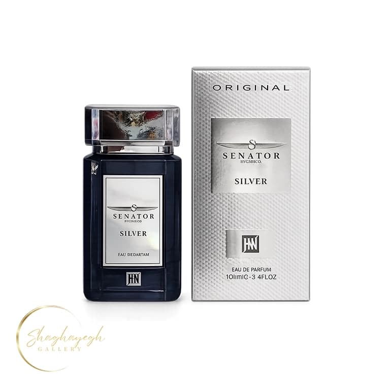 ادکلن جکوینز مردانه سناتور سیلور 100 میل Jackwins Senator Silver For Men Eau De Parfum 100ml