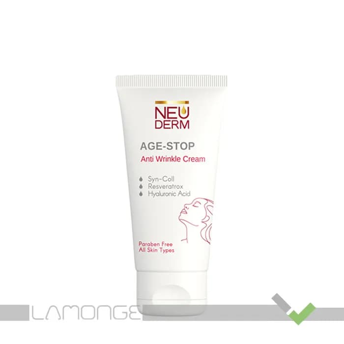 کرم ضد چروک اپتیمال ایج استاپ نئودرم 50میل Neuderm Optimal Age Stop Anti-Wrinkle Cream 50ml — تصویر ۸