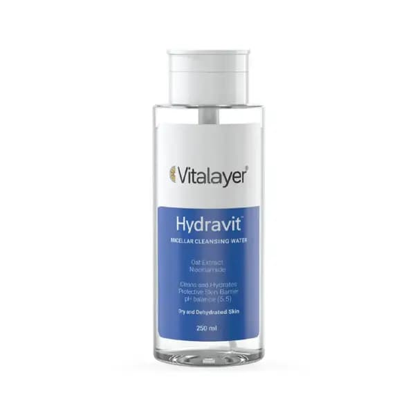 محلول پاک کننده آرایش ویتالیر مدل Hydravit مناسب پوست خشک 250 میل Vitalayer Hydravit makeup remover solution for dry skin, 250 ml — تصویر ۱۰