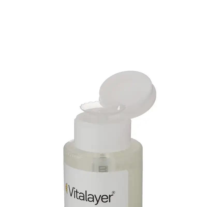 محلول پاک کننده آرایش ویتالیر مدل Whitevit مناسب پوست های کدر و مستعد لک 250 میل Vitalayer Whitevit makeup remover solution suitable for dull and blemish-prone skin, 250 ml — تصویر ۹