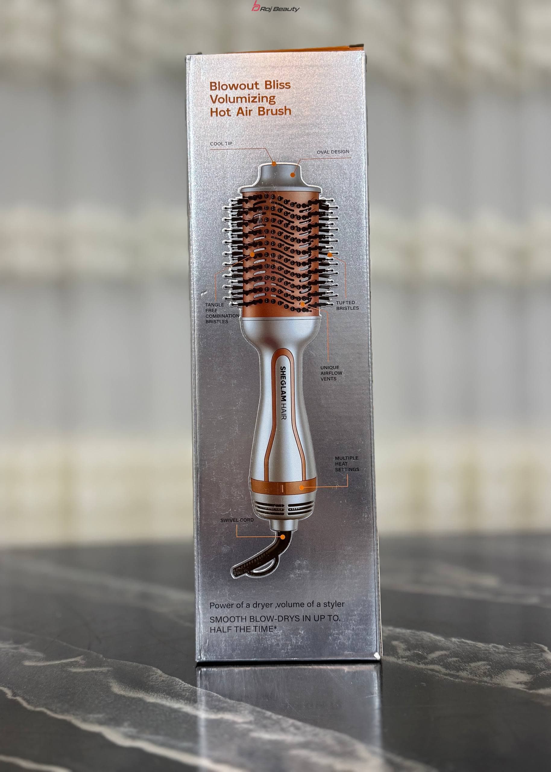 برس سشواری حرارتی شیگلم SHEGLAM HAIR SGH-OTIC-8081 — تصویر ۶