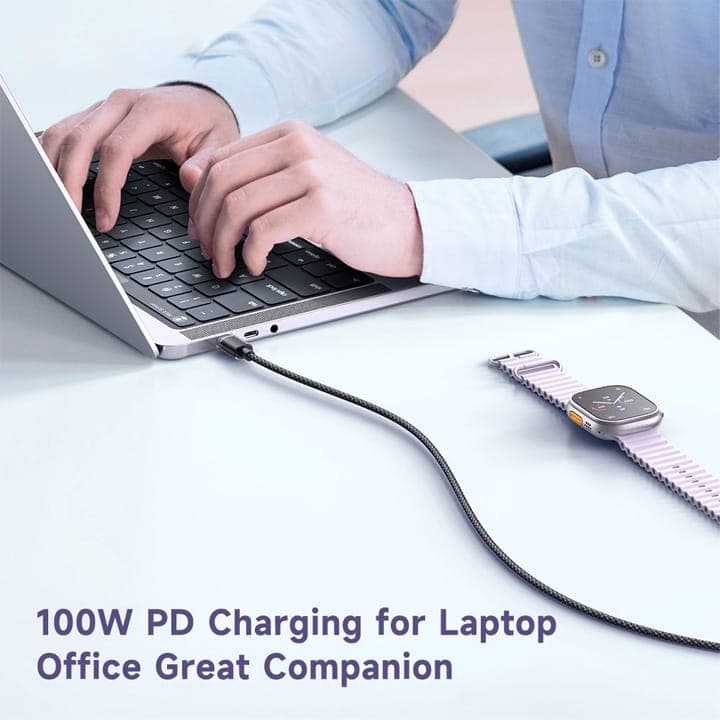 کابل تایپ سی به تایپ سی مک دودو Mcdodo CA-3670 طول 1.2 متر توان 100 وات — تصویر ۴
