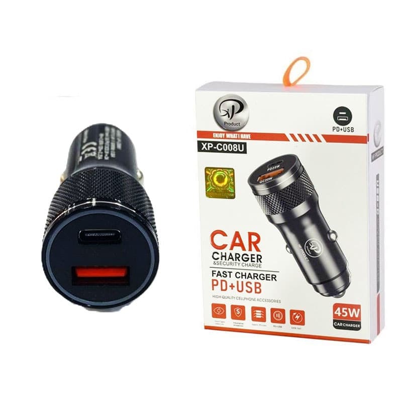 شارژر فندکی ایکس پی XP-C008U 45W