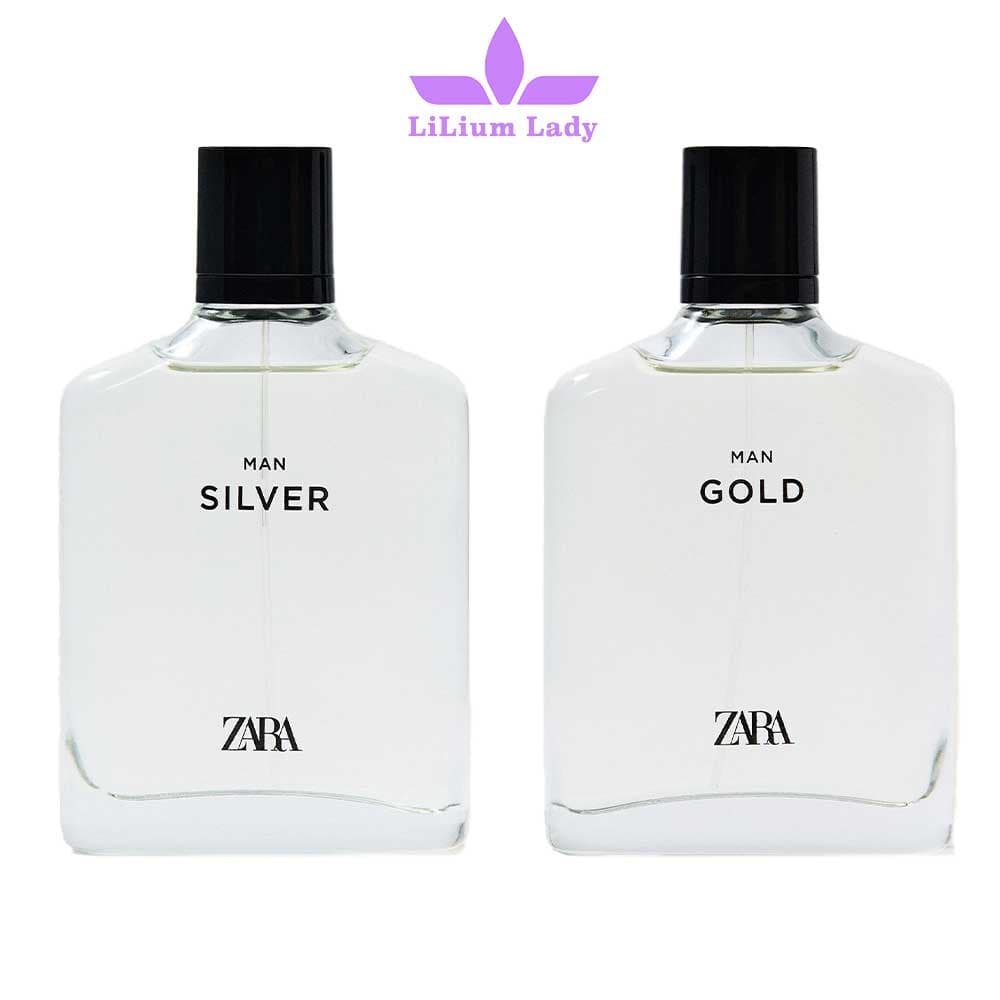 پک دوتایی عطر مردانه سیلور و گلد زارا