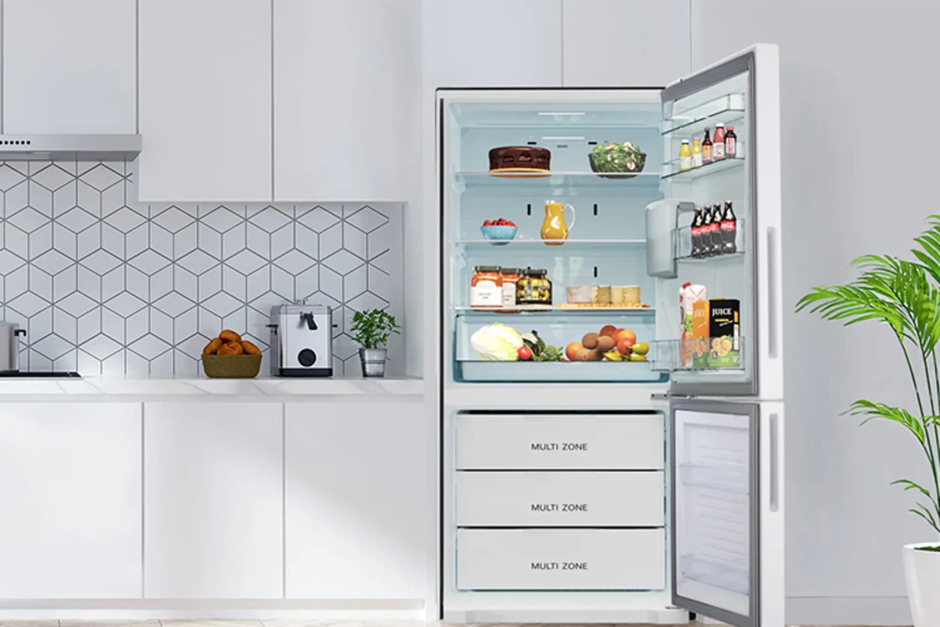 یخچال فریزر طرح فریزر پایین 26 فوت اسنوا مدل SBDi-L300 — تصویر ۱۰