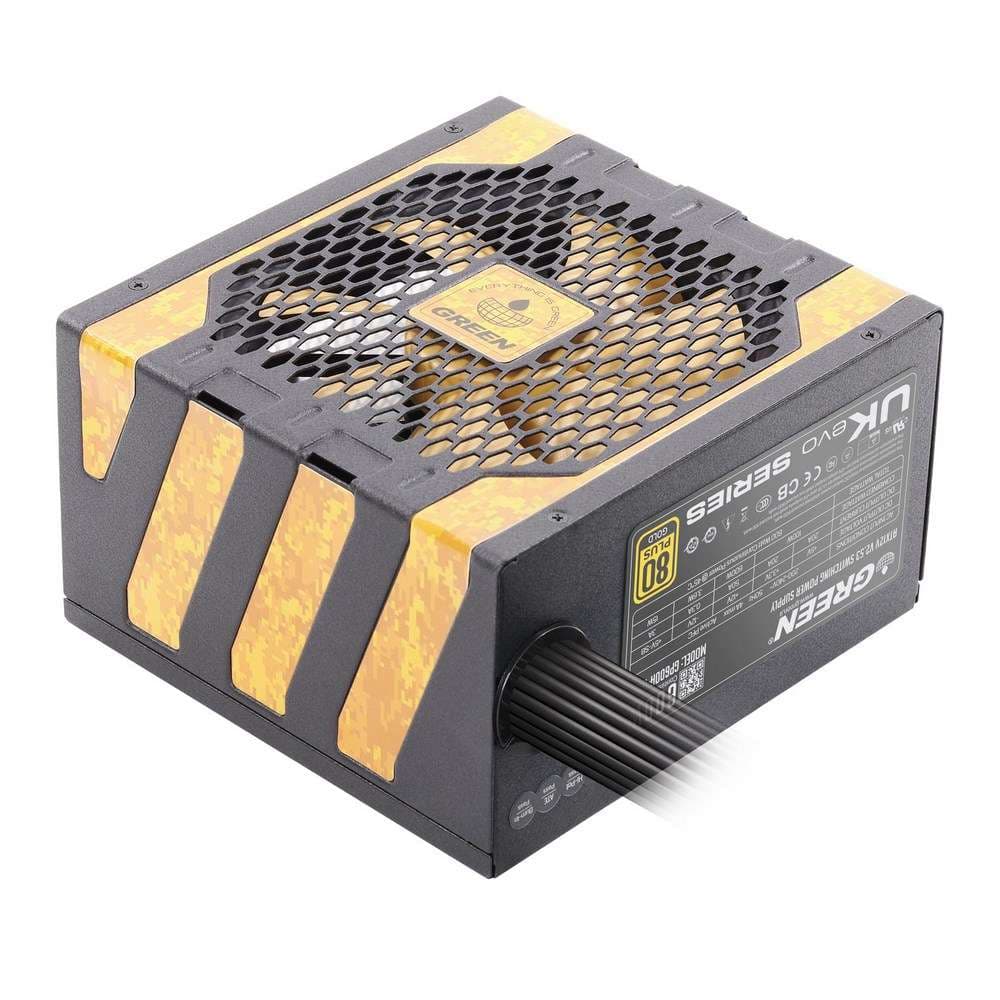 منبع تغذیه گرین مدل GP600A-UK EVO V3.1 — تصویر ۴