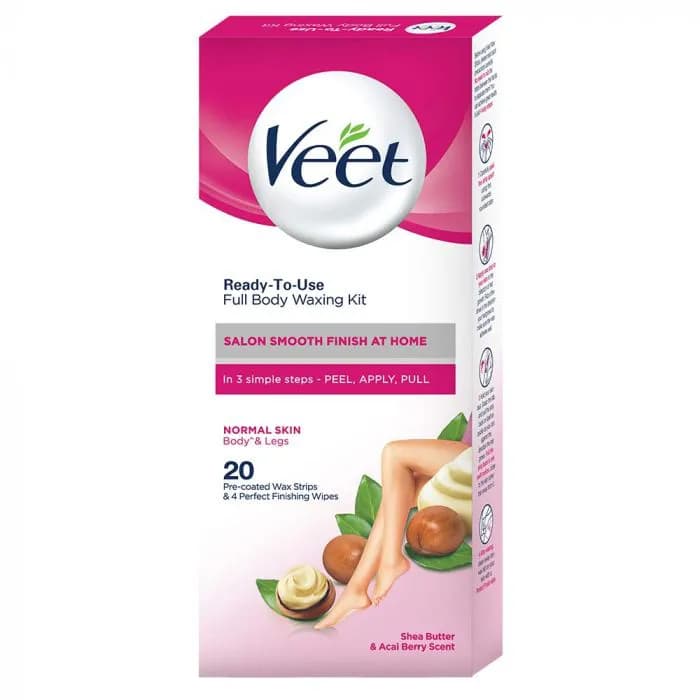 نوار موبر بدن ویت Veet مخصوص پوست های نرمال بسته 20 عددی