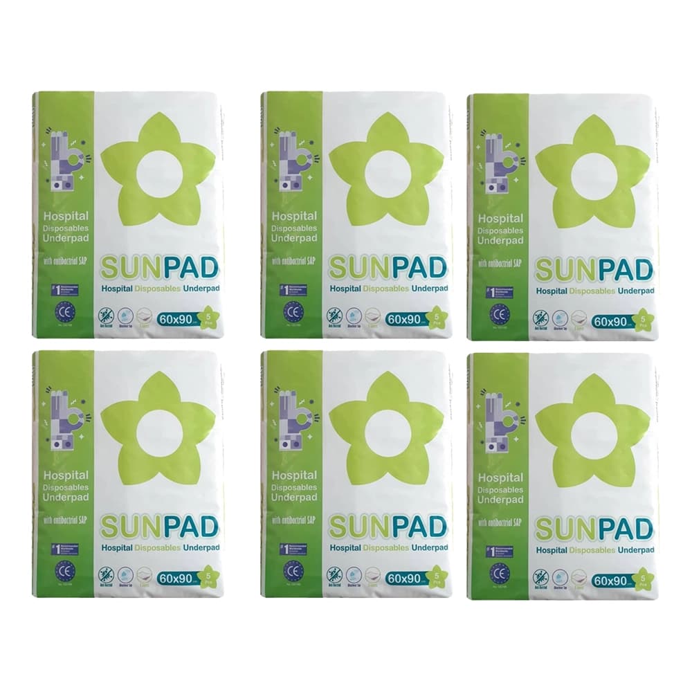 پک 6 تایی پد زیرانداز یکبارمصرف سان پد Sun pad — تصویر ۷