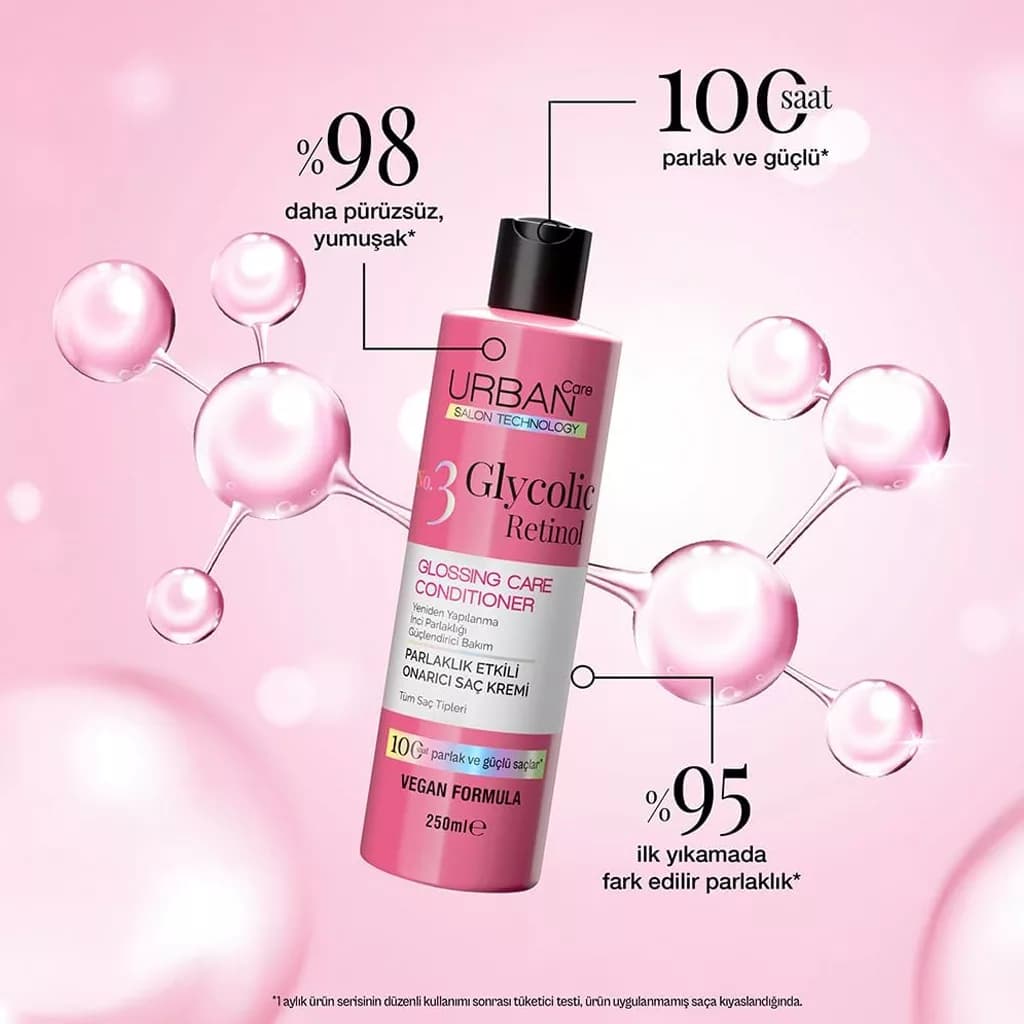 نرم كننده مو اوربن كر Urban Care حاوى اسید گلیکولیک و رتینول حجم 250 میل — تصویر ۶