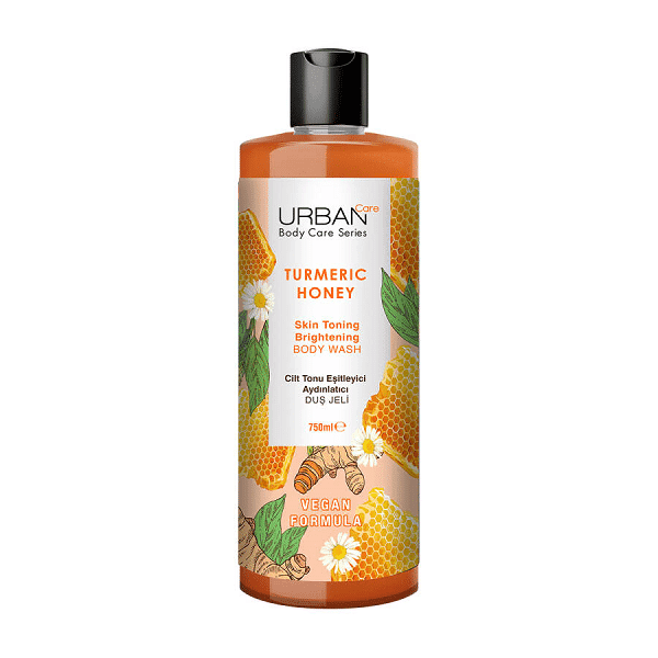 شامپو بدن اوربن کر Urban Care حاوى Turmeric & Honey حجم 500 میل — تصویر ۹