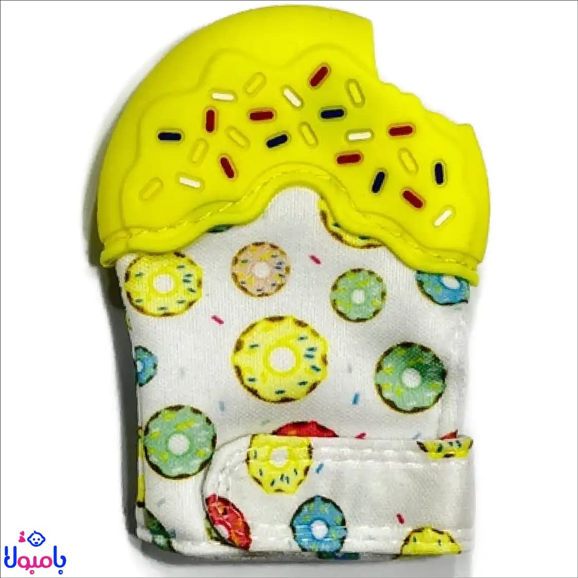 دستکش دندانگیر نوزاد سیلیکونی مدل دوناتی 5*10سانتیمتر smart baby — تصویر ۱۲