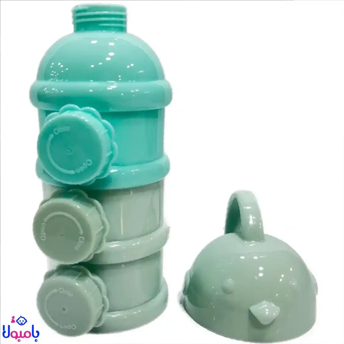 انباری غذا و شیر خشک 3 عددی بی بی سیل Babisil — تصویر ۴