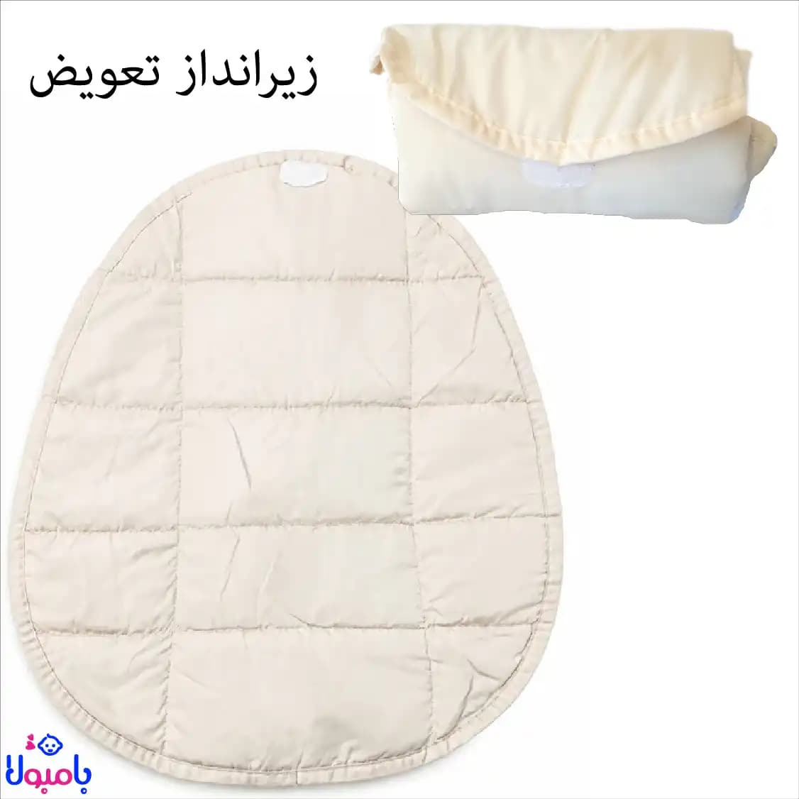کوله پشتی لوازم مادر و کودک چرم لوکاس ببتو Bebetto طوسی — تصویر ۳