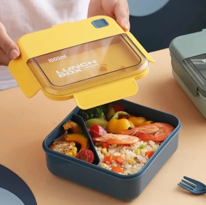 ظرف غذای کارمندی و کودک LUNCH BOX مدل 1000ML — تصویر ۱۲
